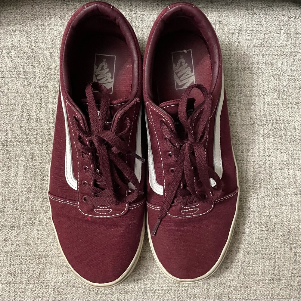 Old Skool Maroon Vans
